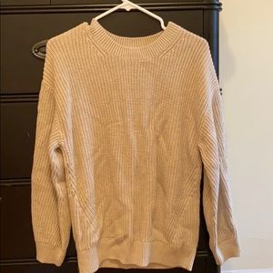Tan textured sweater